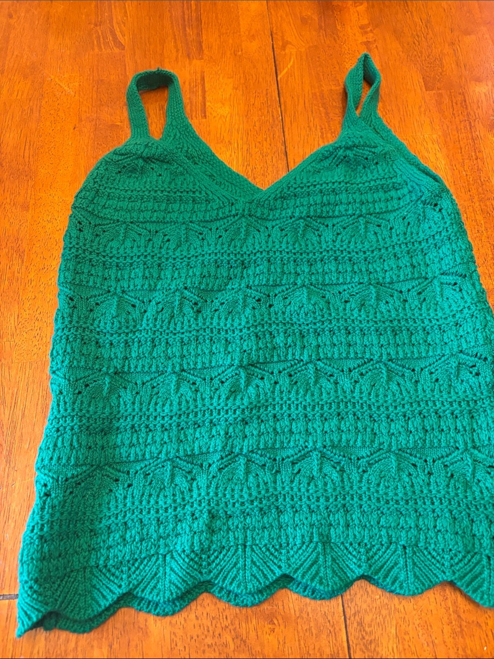 Sweater tank top